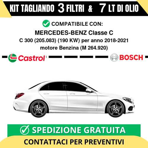 Tagliando per mercedes benz - tagliando,