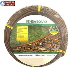 Kit bordatura bordo piegatrice paesaggio e giardino grado professionale 3,3" x 16'ft marrone