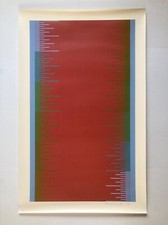 Serigrafia originale 1974 RICHARD ANUSZKIEWICZ 1976 Olimpiadi 200/200