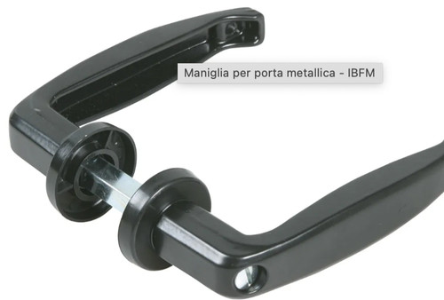 Maniglia nera per porte - maniglia,