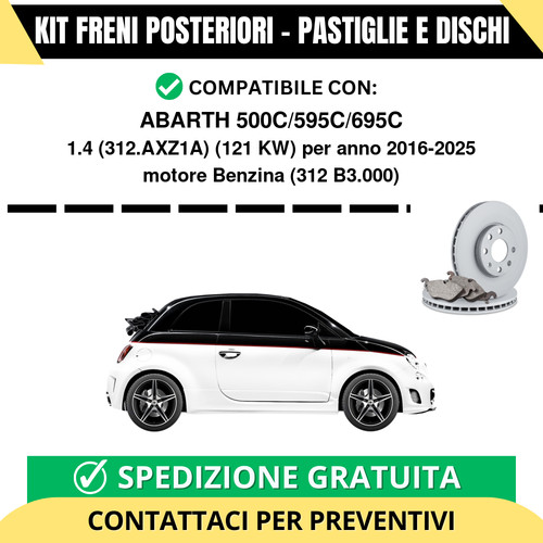 Kit freni posteriori - kit, per