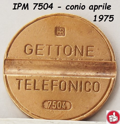 1975 gettone telefonico - telefonico, ipm