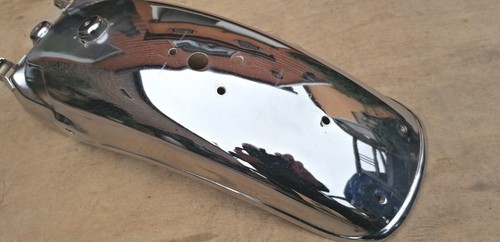 Parafango posteriore cromato - ,