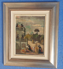 Nino caffè 1964 raro olio su