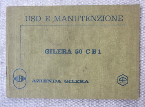 Gilera cb1 serie - gilera, 1°
