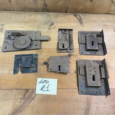 SERRATURA ANTICA IN FERRO PER PORTA O PORTONE - FERRAMENTA D'EPOCA lotto 21