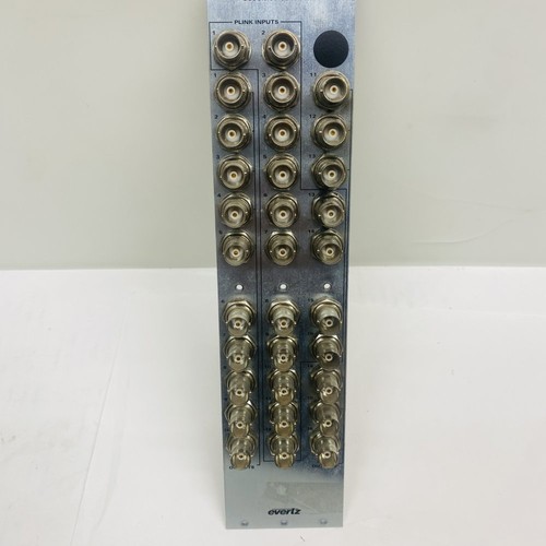 Pannello posteriore evertz - i/o,