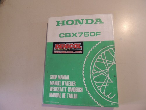 Honda cbx 750 manuale - 750, f