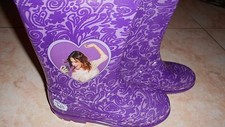 VIOLETTA STIVALI DISNEY DA PIOGGIA , IN GOMMA tg. 35 COLORE : LILLA 