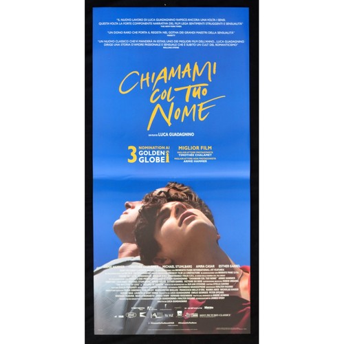 Locandina chiamami col tuo - chiamami,