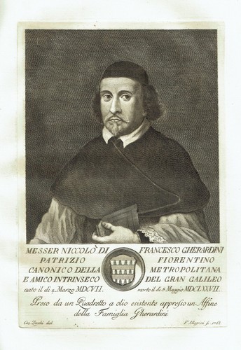 Incisione niccolò gherardini - incisione,