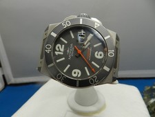 MONDIA SWISS "MASTER" AUTOMATICO 44 - mm - CON CINTURINO IN ACCIAIO ORIG.ST.,25J