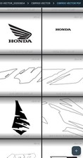 CBR 900 1992 -1993  Decals Kit Fairings Carene Adesivi *Digital product*