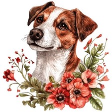 2 adesivi Jack Russell Terrier