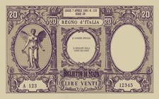 Lire 20 Regno d'Italia - 1881