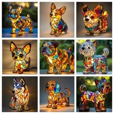 Lampada LED cane arte luce