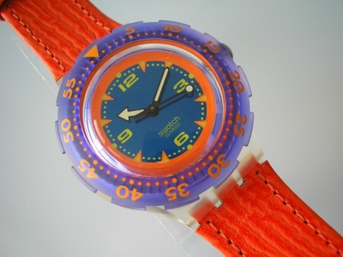 Swatch scuba red island - red,
