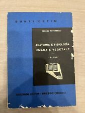 Anatomia e Fisiologia Umana e Vegetale - Sunti Cetim 1968