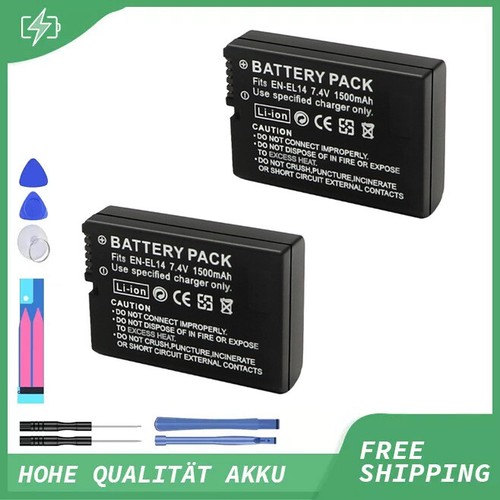 Batteria premium per nikon - 2x,