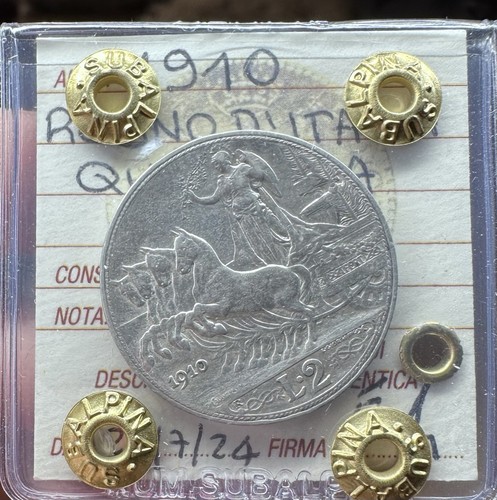Moneta regno italia - moneta, 2