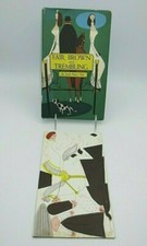 VTG. SLOTTIE BOOK "FAIR, BROWN and TREMBLING" 1956 CHILD'S BOOK w/"SLOTTIES"  