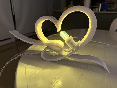 Lampada arredo cuore - lampada,