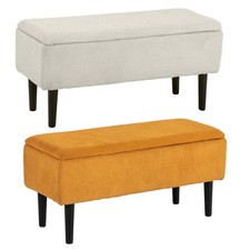 HOMCOM Panca Fondoletto per Camera da Letto e Ingresso