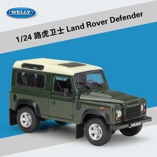 LAND ROVER Defender - verde scuro - WELLY 1:24