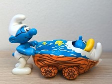 Puffi Puffetta Dorme Letto Puffo Occhiali