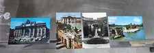 Roma Lotto di 4 cartoline postali cartolina vintage paesaggi italia rare vecchie