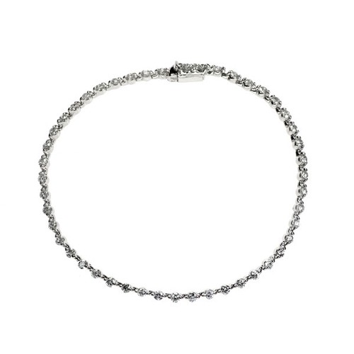 Bracciale tennis con diamanti