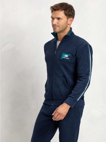 Tuta uomo full zip pile - uomo, in