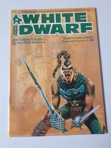 White dwarf magazine - dwarf, (1977)
