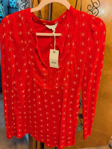 Blusa lucky brand rossa - rossa, media