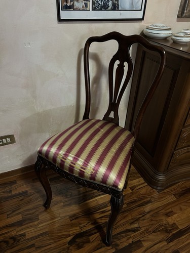 Coppia sedie antiche primi - sedie,