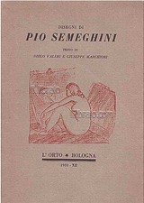 VALERI D. - Disegni di Pio Semeghini - L'orto - 1933 - AUTOGRAFATO