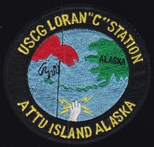 USCG Coast Guard Loran "C" Station Attu Island Alaska Patch AA-2