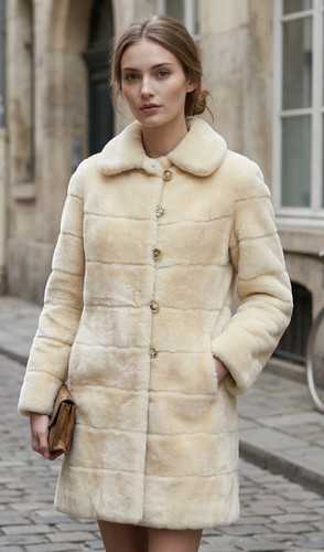 Cappotto pelliccia castoro