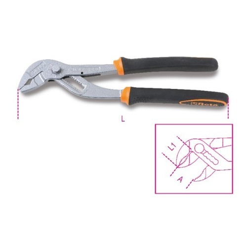 Pinza regolabile pulsante - regolabile,