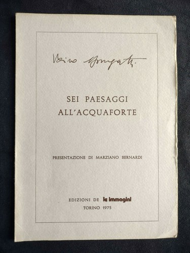 Sei paesaggi all acquaforte - paesaggi, all'acquaforte