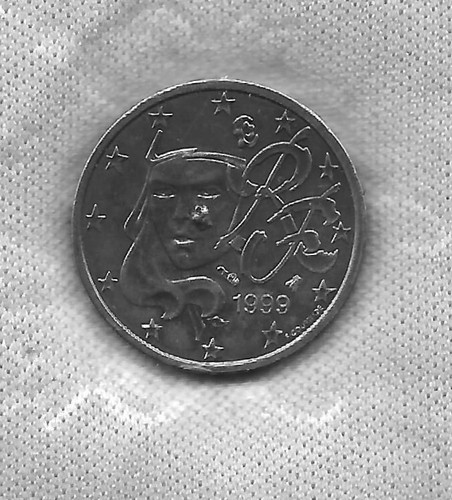 Moneta cent francesi - da, 2