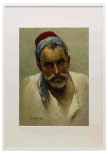Fausto zonaro ritratto uomo - fausto,