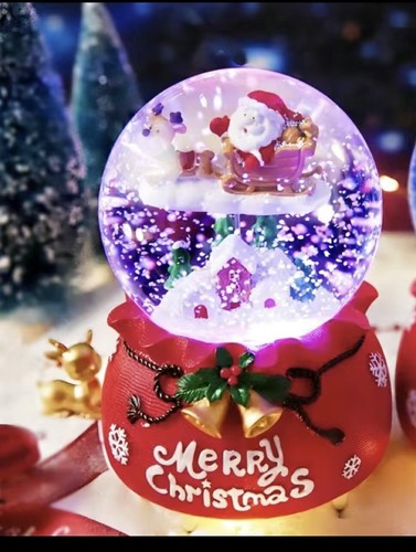 Babbo natale globo neve - globo,