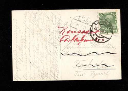 Austria 1914 mappa colorata - austria,