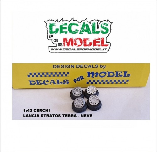 Cerchi lancia stratos - 1:43,