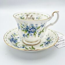 Tazza da tè per The in porcellana Royal Albert con mese tazzina LUGLIO 1970 July