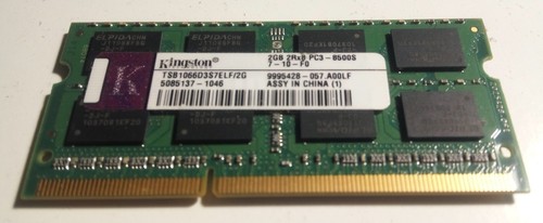 Memoria ram 2gb pc3 8500 - ram, pc3-8500
