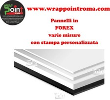 Pannello Lastra Forex pvc bianco 3 mm bianco forex STAMPA ALTA QUALITA' 