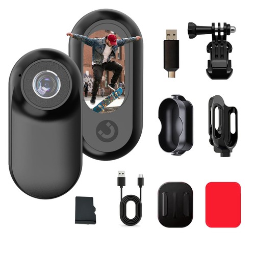 Mini action cam - bodycam, con