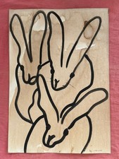 CACCIA SLONEM quadro e disegno